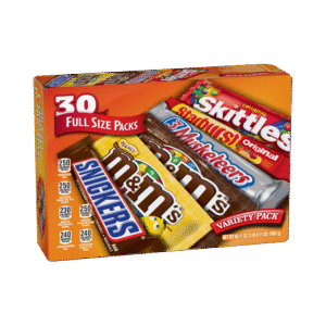 Home mars m&m's, snickers, 3 musketeers